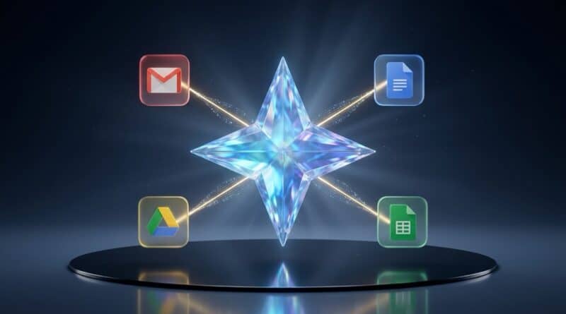 Google Gemini integrado ao Gmail, Docs, Drive e Sheets do Google Workspace